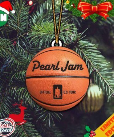 NBA Hardwood Basketball Pearl Jam Official US 2023 Tour Christmas Tree Decorations Ornament