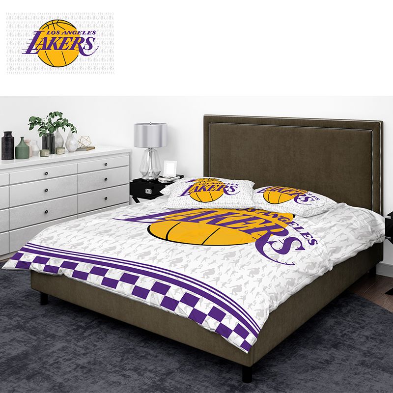 Buy NBA Los Angeles Lakers Bedding Comforter Set |Up To 50% Off - Image 2
