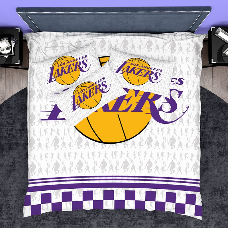 Buy NBA Los Angeles Lakers Bedding Comforter Set |Up To 50% Off - Image 3