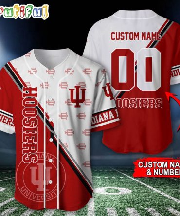 NCAA Indiana Hoosiers Baseball Jersey, Custom Sport Jersey Shirt