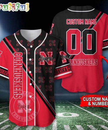 NCAA Nebraska Cornhuskers Baseball Jersey, Custom Sport Jersey Shirt