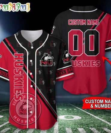 NCAA Northern Illinois Huskies Baseball Jersey, Custom Sport Jersey Shirt
