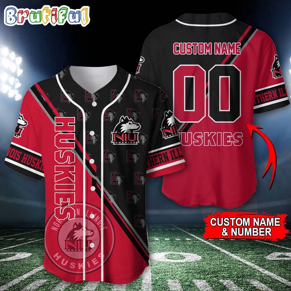 NCAA Northern Illinois Huskies Baseball Jersey, Custom Sport Jersey Shirt