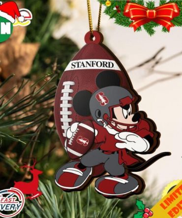 NCAA Stanford Cardinal Mickey Mouse Christmas Ornament 2023 Christmas Tree Decorations