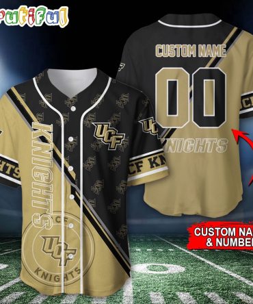 NCAA UCF Knights Baseball Jersey, Custom Sport Jersey Shirt