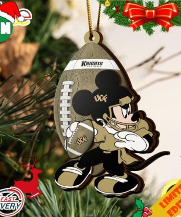 NCAA UCF Knights Mickey Mouse Christmas Ornament 2023 Christmas Tree Decorations