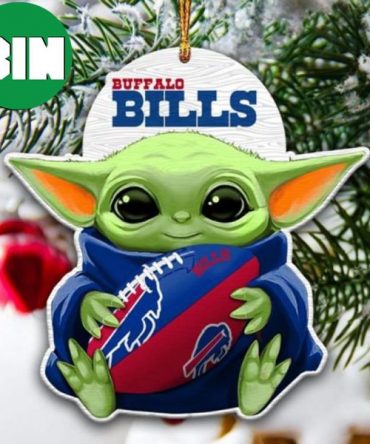 NFL Buffalo Bills x Baby Yoda Star Wars Christmas Gift For Fans Tree Decorations Ornament