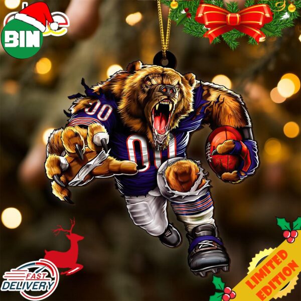 NFL Chicago Bears Sport Ornament 2023 Christmas Tree Decorations
