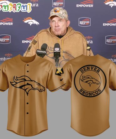NFL Denver Broncos Veteran Camo Baseball Jersey