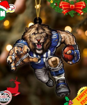 NFL Detroit Lions Sport Ornament 2023 Christmas Tree Decorations
