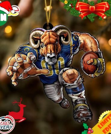 NFL Los Angeles Rams Sport Ornament 2023 Christmas Tree Decorations