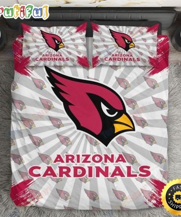 NFL Arizona Cardinals Bedding Set Duvet Cover Set Bedroom Set NFL Bedding Set