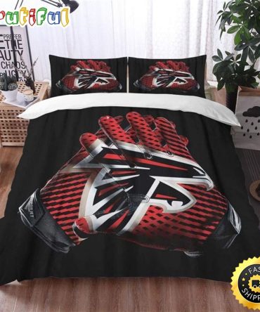 NFL Atlanta Falcons Black Bedding Set