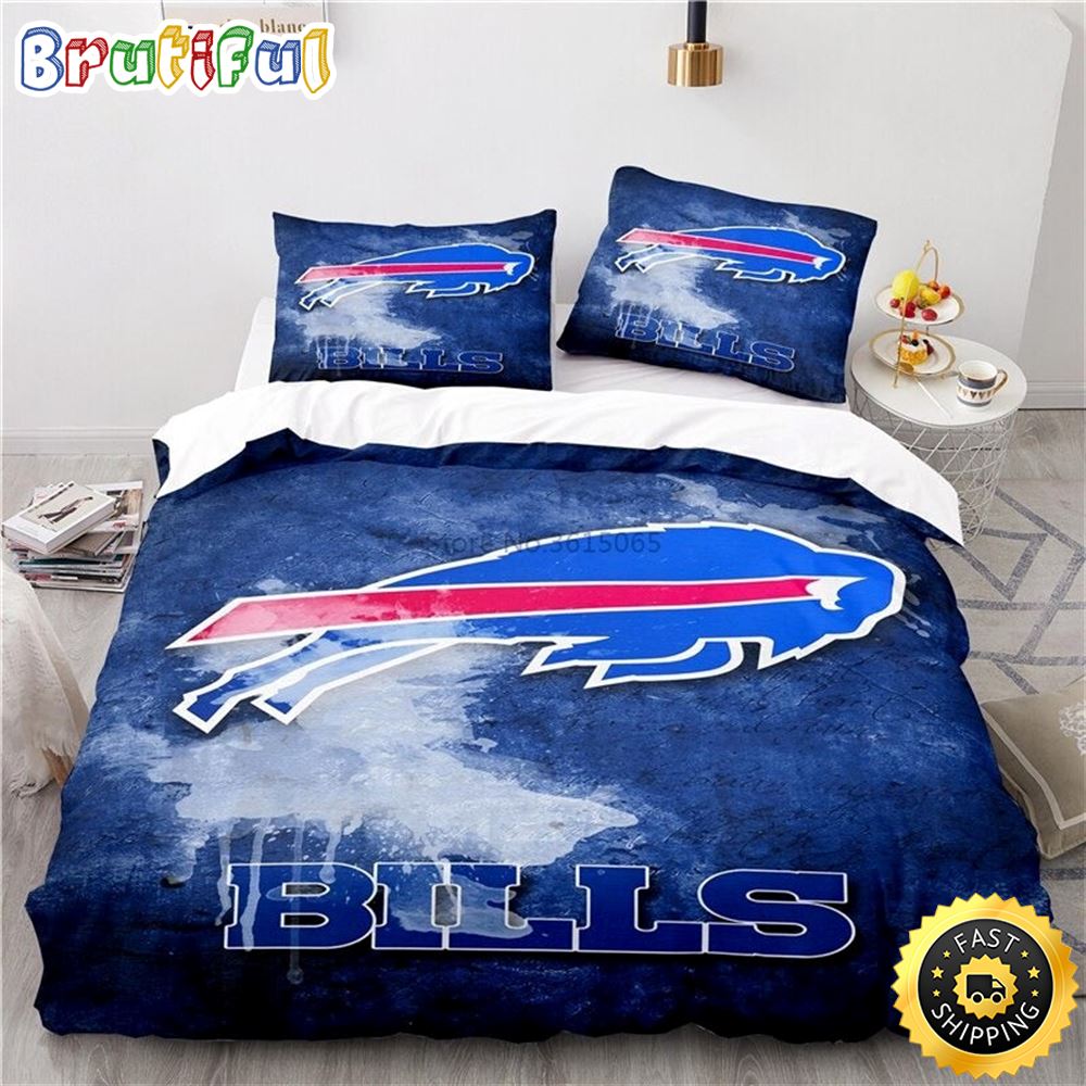 NFL Buffalo Bills Royal Blue Bedding Set