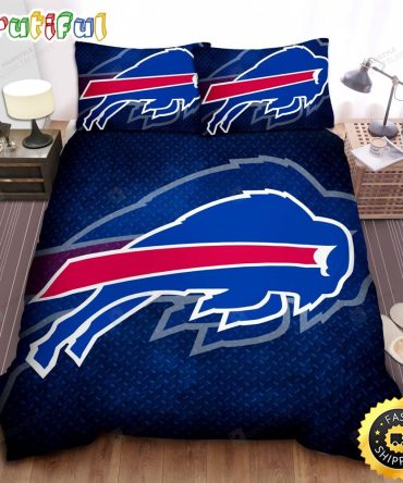 NFL Buffalo Bills Royal Navy Blue Bedding Set