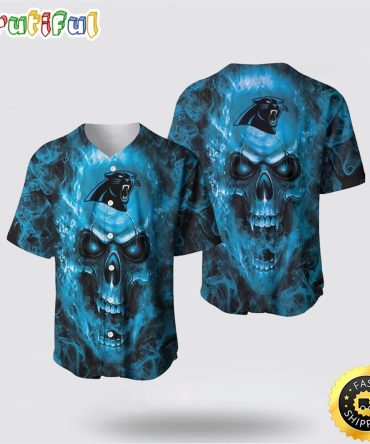 NFL Carolina Panthers Steelers Baseball Jersey Skull Unleash Your Team Spirit With Trendy Designs