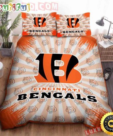 NFL Cincinnati Bengals Light Orange Bedding Set