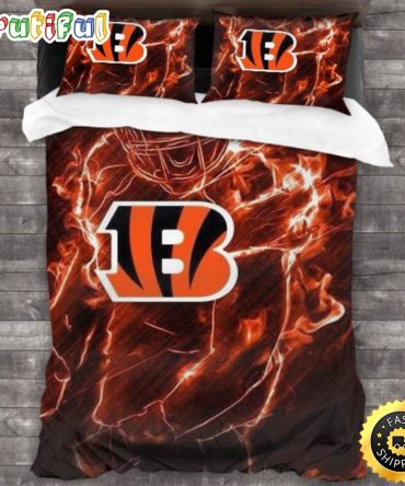 NFL Cincinnati Bengals Orange Bedding Set