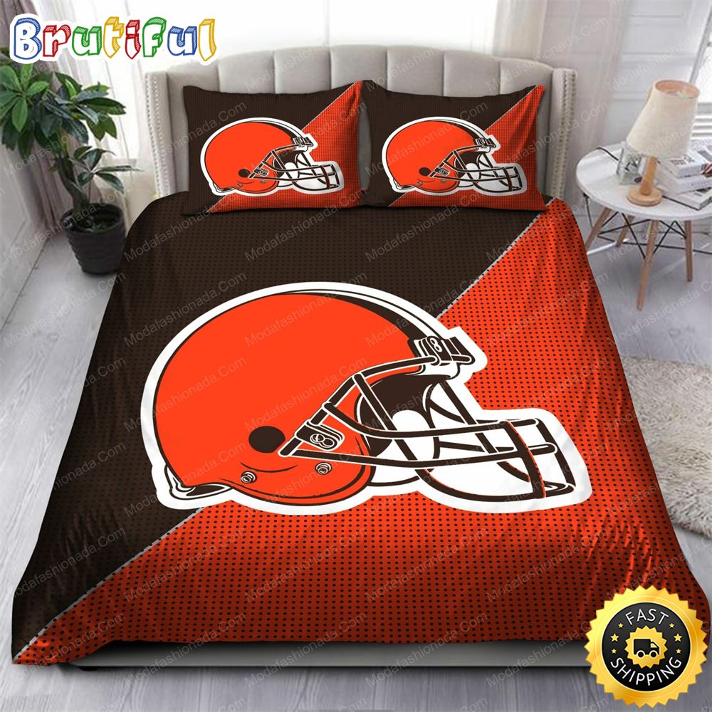 NFL Cleveland Browns Orange Bedding Set V2
