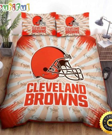 NFL Cleveland Browns Orange Bedding Set