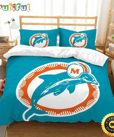 NFL Miami Dolphins Bedding Set V1