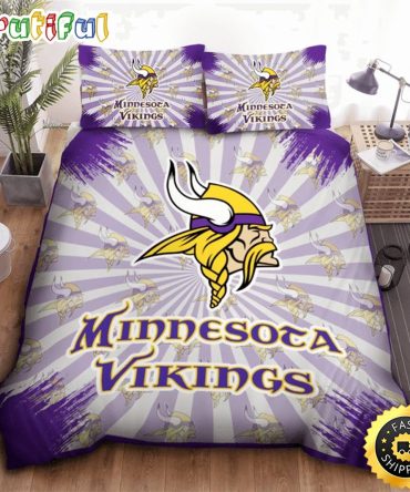 NFL Minnesota Vikings Light Purple Edition Bedding Set