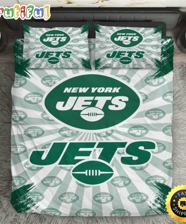 NFL New York Jets Light Green Bedding Set