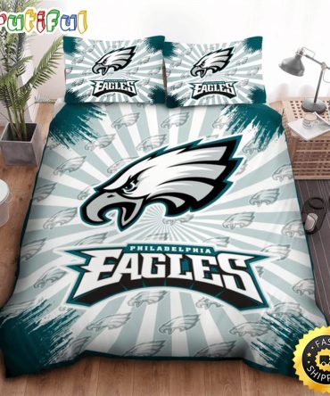 NFL Philadelphia Eagles Light Green Bedding Set