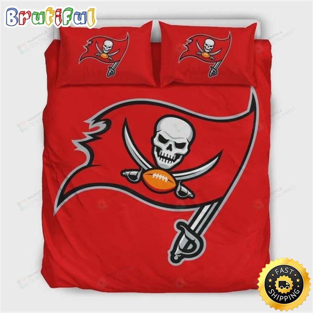 NFL Tampa Bay Buccaneers Red Bedding Set
