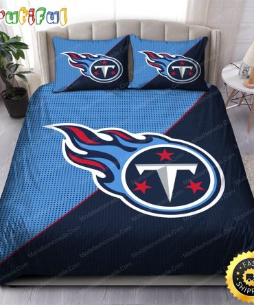 NFL Tennessee Titans Navy Blue Bedding Set