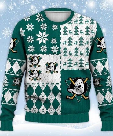 NHL Anaheim Ducks Ugly Christmas Sweater, NHL Christmas Sweater