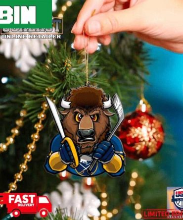 NHL Buffalo Sabres Mascot Christmas Tree Decorations 2023 Xmas Holiday Ornament