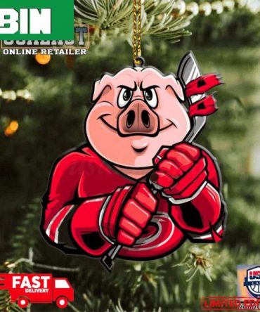 NHL Carolina Hurricanes Mascot Christmas Tree Decorations 2023 Holiday Ornament