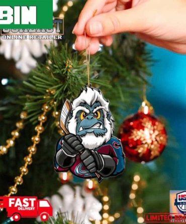 NHL Colorado Avalanche Mascot Christmas Tree Decorations 2023 Holiday Ornament
