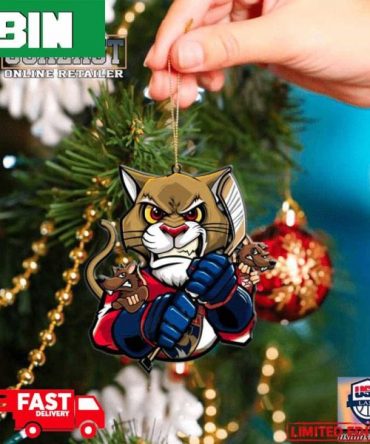 NHL Florida Panthers Mascot Christmas Tree Decorations 2023 Holiday Ornament