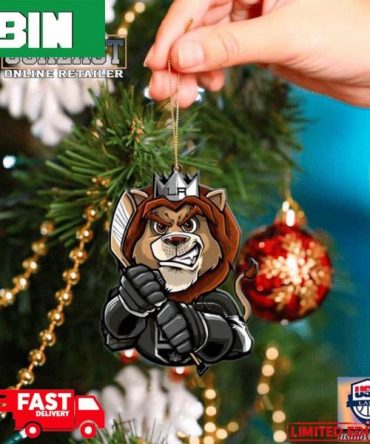 NHL Los Angeles Kings Mascot Christmas Fan Gifts Tree Decorations 2023 Holiday Ornament
