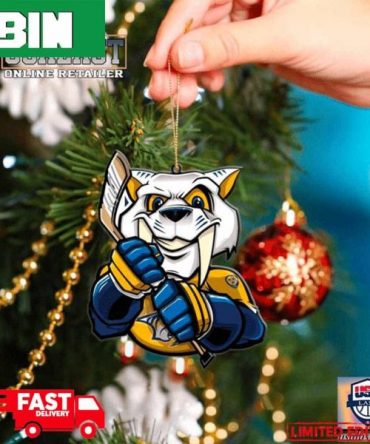 NHL Nashville Predators Mascot Christmas Tree Decorations 2023 Ornament