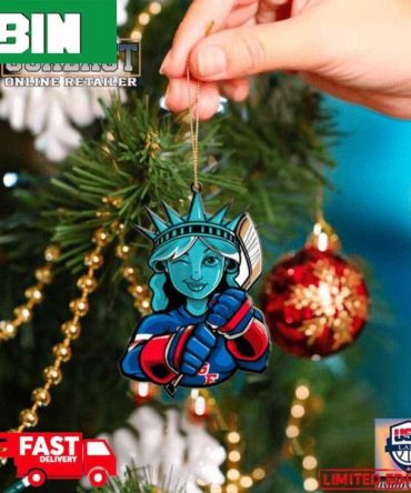 NHL New York Rangers Mascot Christmas Tree Decorations 2023 Holiday Ornament