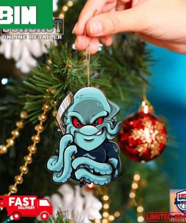NHL Seattle Kraken Mascot Christmas 2023 Holiday Tree Decorations Ornament