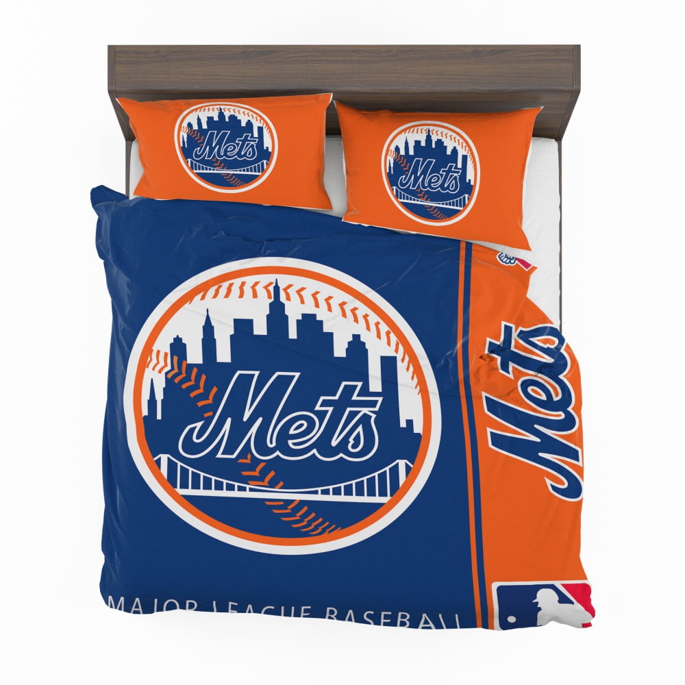 New York Mets MLB Baseball National League Bedding Set - Image 2