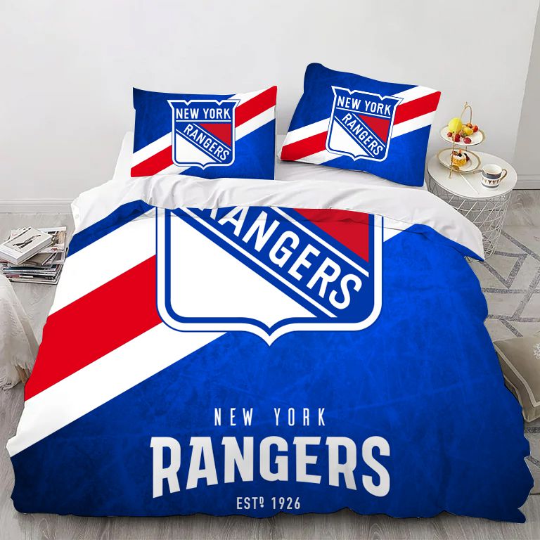 New York Hockey Sport Bedding Set