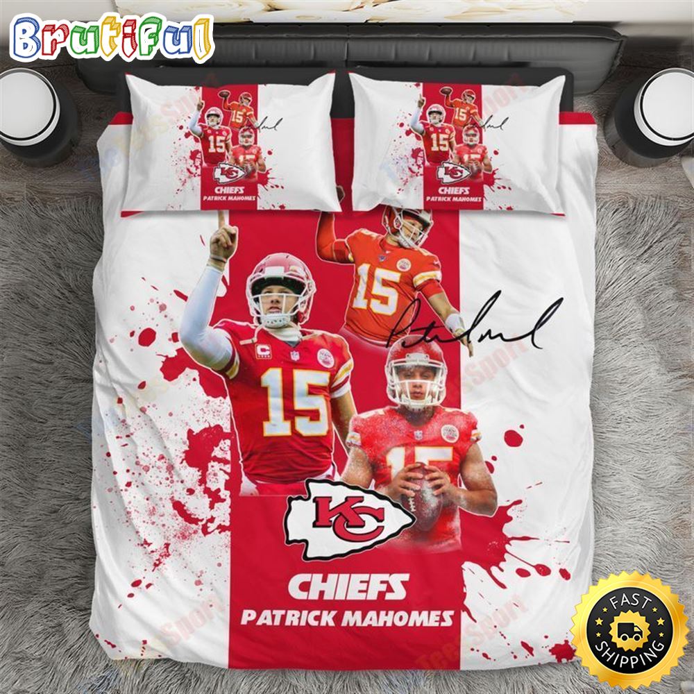 Nfl Kansas City Chiefs Bedding Sets Duvet Cover Set Bedroom Set Nfl Bedding Set