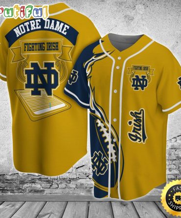 Notre Dame Fighting Irish Classic MLB Baseball Jersey Shirt
