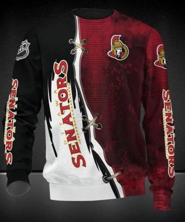 Ottawa Senators Ugly Christmas Sweater, NHL Christmas Sweater