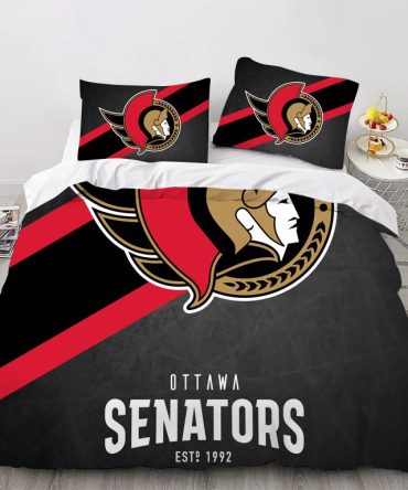 Ottawa Hockey Sport Bedding Set