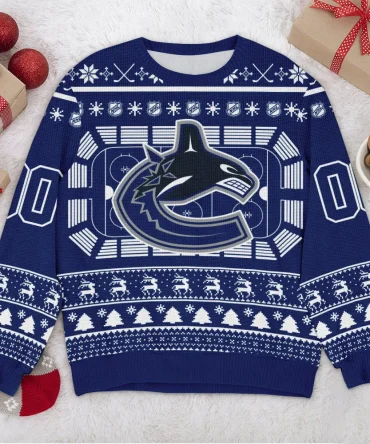 Special Release Vancouver Canucks NHL Ugly Sweater All Over Prints Christmas Season QTNHLTK160924A16