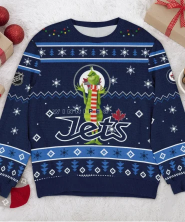 Special Release Winnipeg Jets NHL Ugly Sweater All Over Prints Christmas Season HONHL170924SW24WJ