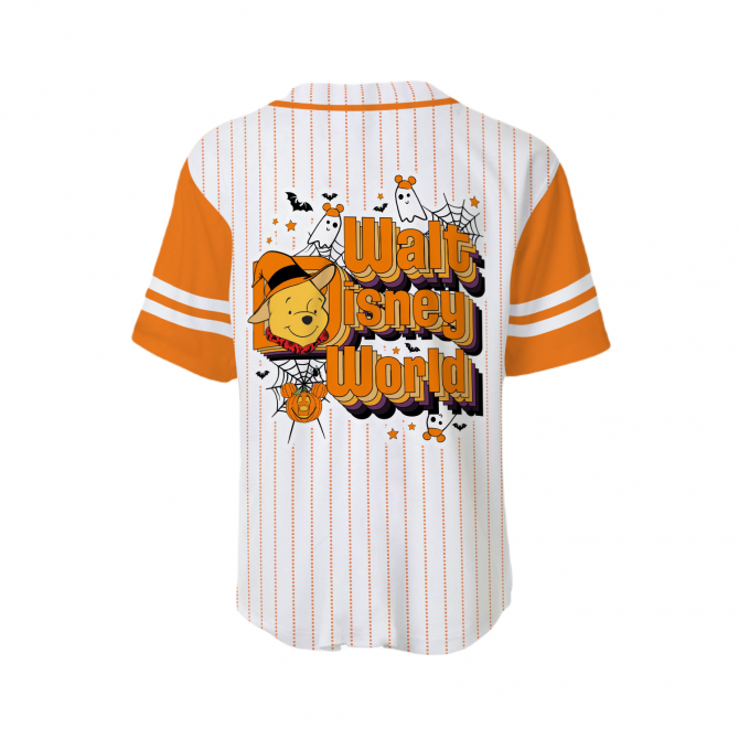 Disney Halloween Baseball Jersey – Celebrate In Style With Pooh & Friends! - Image 3