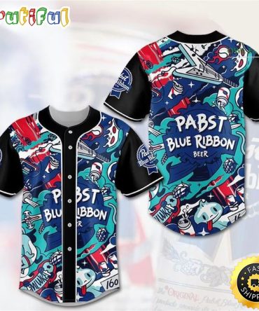 Pabst Blue Ribbon Gravity Baseball Jersey