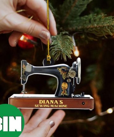 Personalized Sewing Machine Christmas Gift Tree Decorations 2023 Ornament
